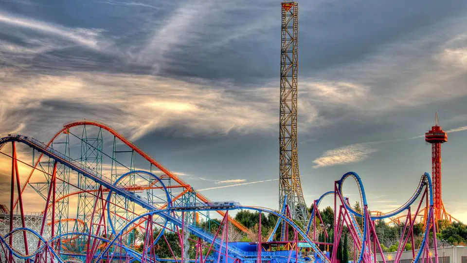 Amusement park rides adventures