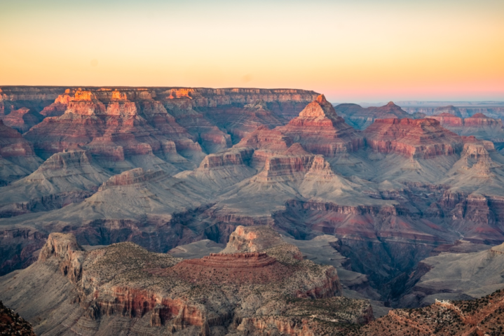 Grand Canyon sunset view