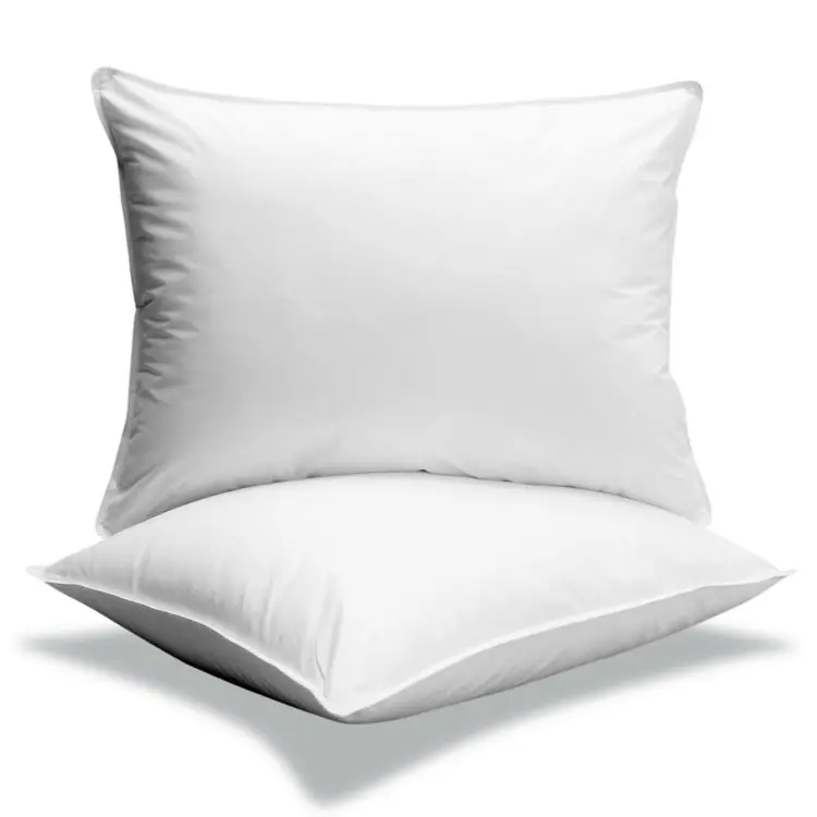 White pillows comfort travel rest