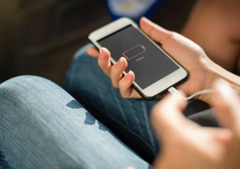 Charging phone on charter bus